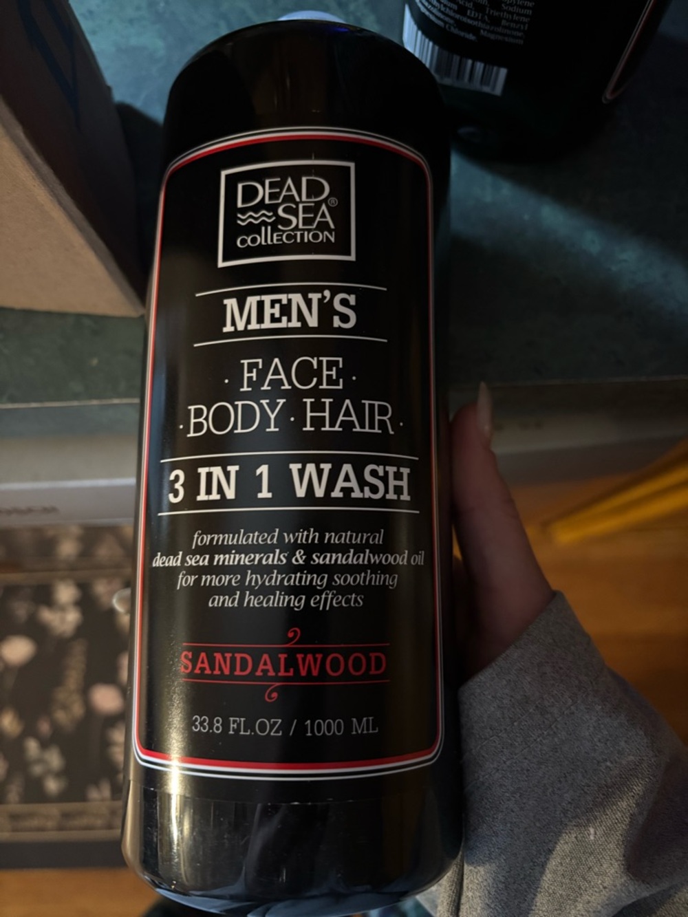 Men’s 3-in-1 Wash - Sandalwood (Black) 2 pack